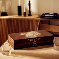 elie bleu dragon cigar humidor brown