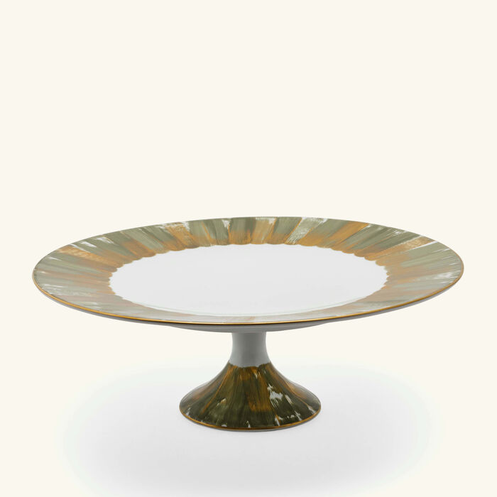 marie daage panache cake stand green