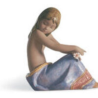 Island Beauty Girl Figurine, small