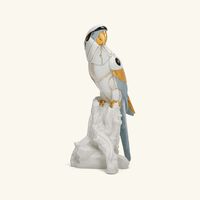 lladro macaw bird cyborg sculpture medium white