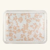 كريستوفل صينية جاردان ديدن مستطيلة كبيرة باللون الفضي