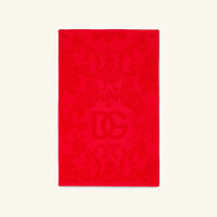 dolce gabbana casa cotton towels red set of 5