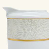bernardaud sauvage blanc milk pitcher gold