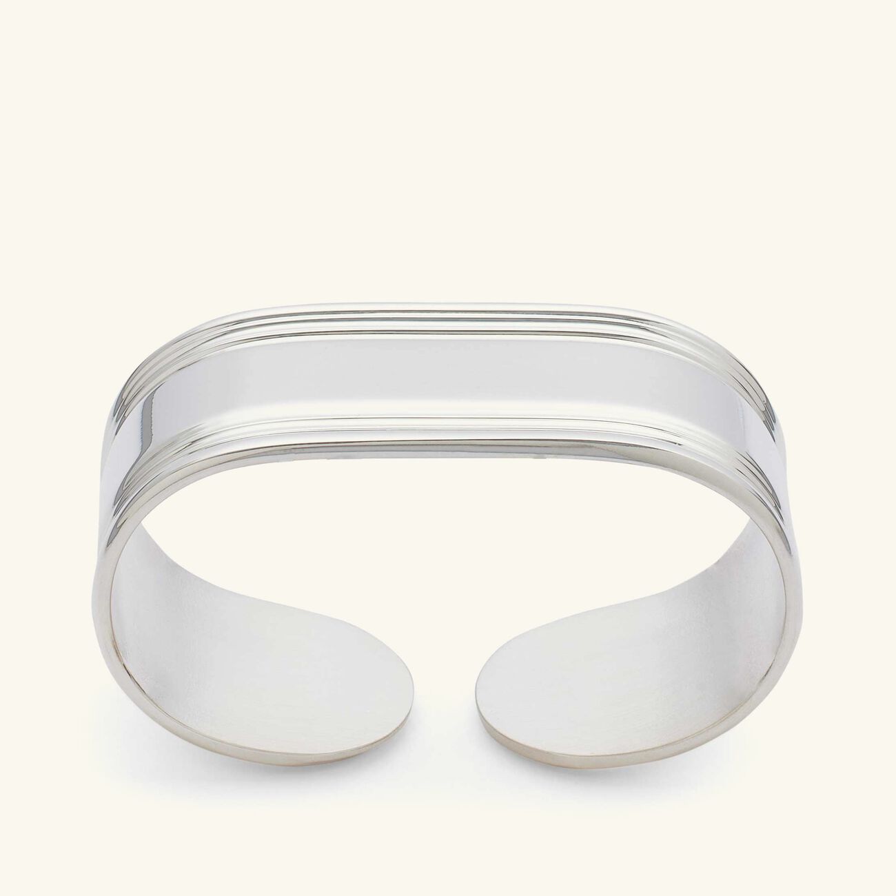 christofle open marie rose napkin ring silver