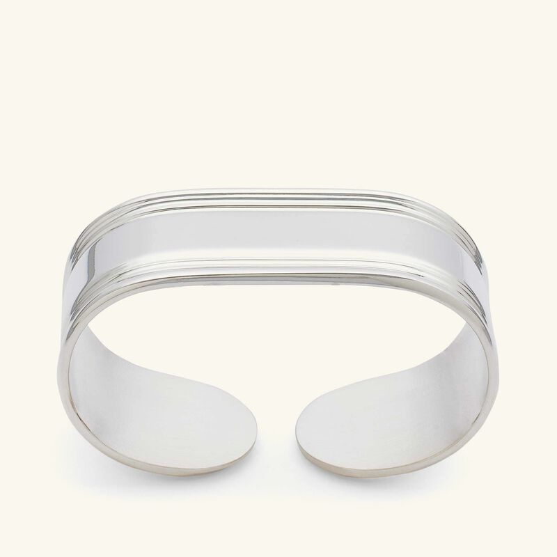 christofle open marie rose napkin ring silver