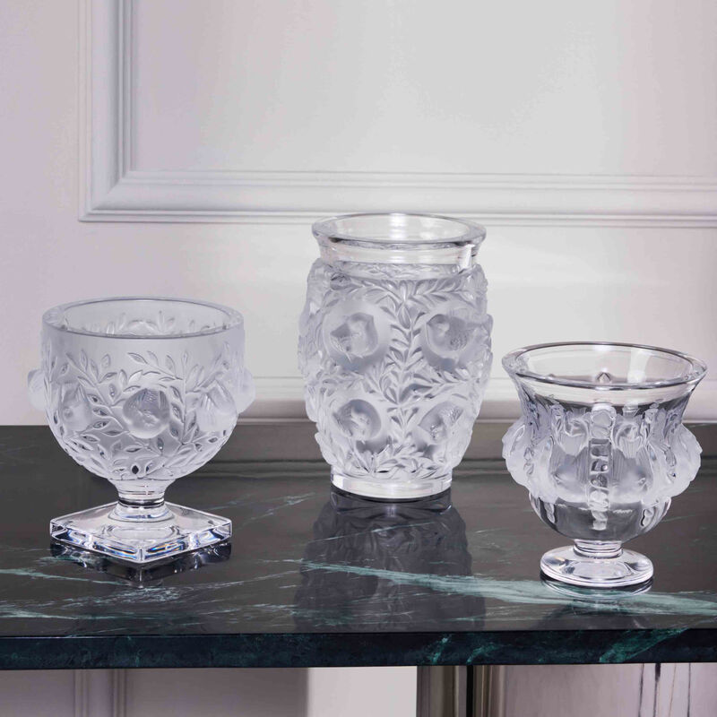 lalique dampierre vase mini clear