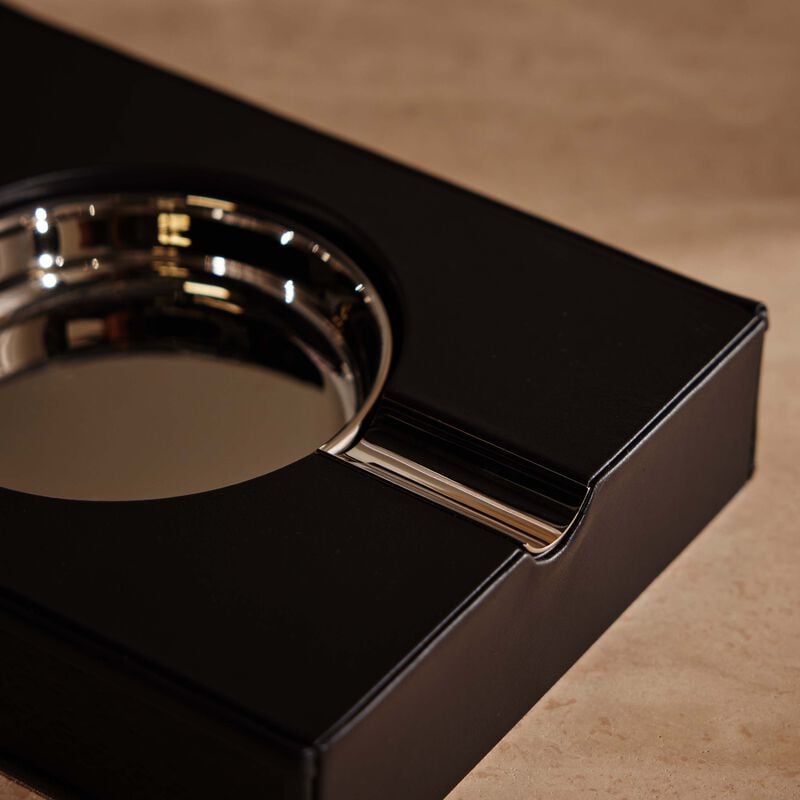 Elie Saab Monogram Ashtray Ebony giobagnara elie saab monogram ashtray ebony