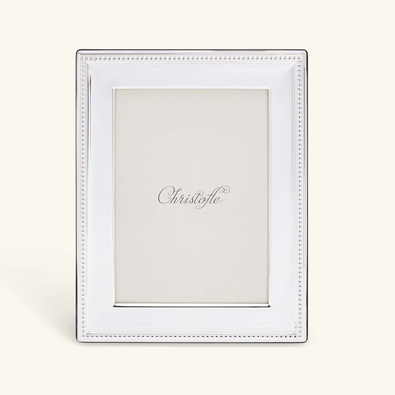 christofle إطار صور بيرلز فضي 13   18 سم