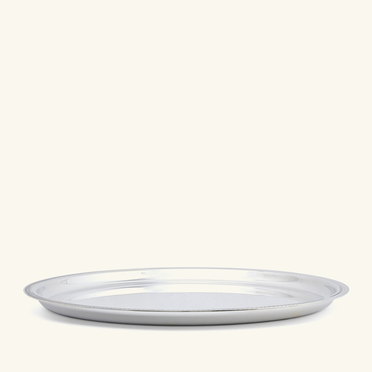christofle malmaison serving tray round medium silver plated