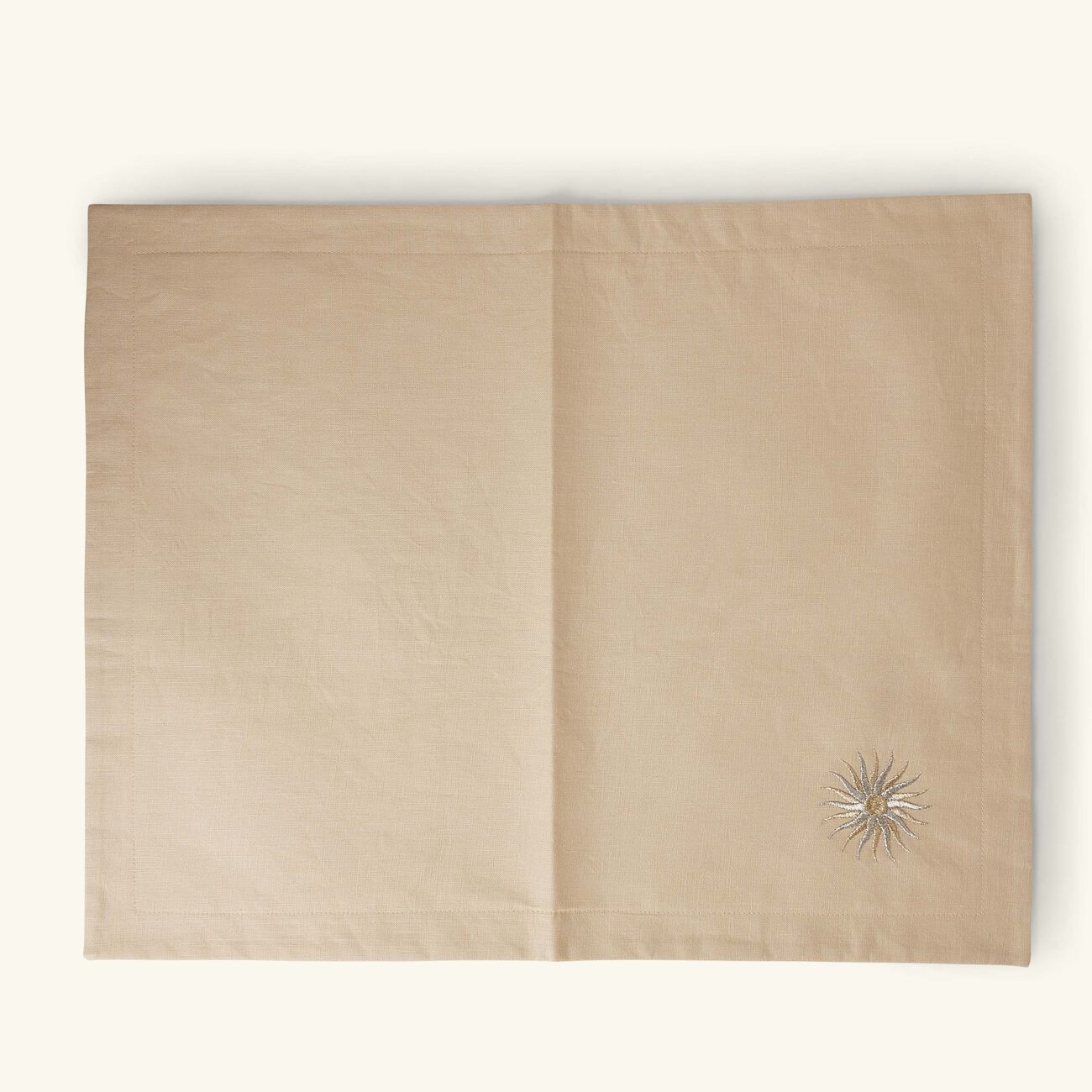 catherine denoual sunshine placemat beige