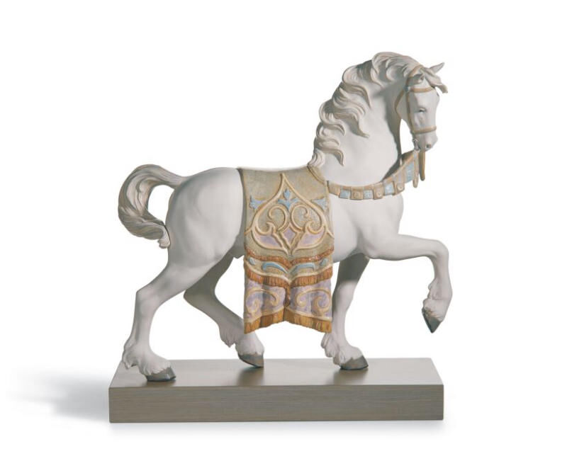 A Regal Steed Sculpture, large