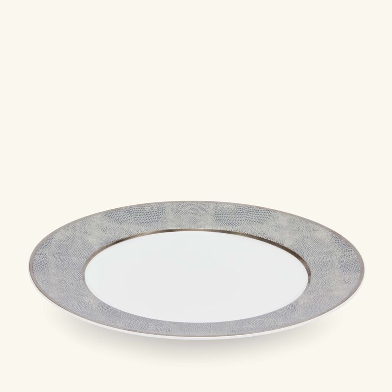 Sauvage Dinner Plate Round Grey 26cm bernardaud sauvage dinner plate round grey 26cm