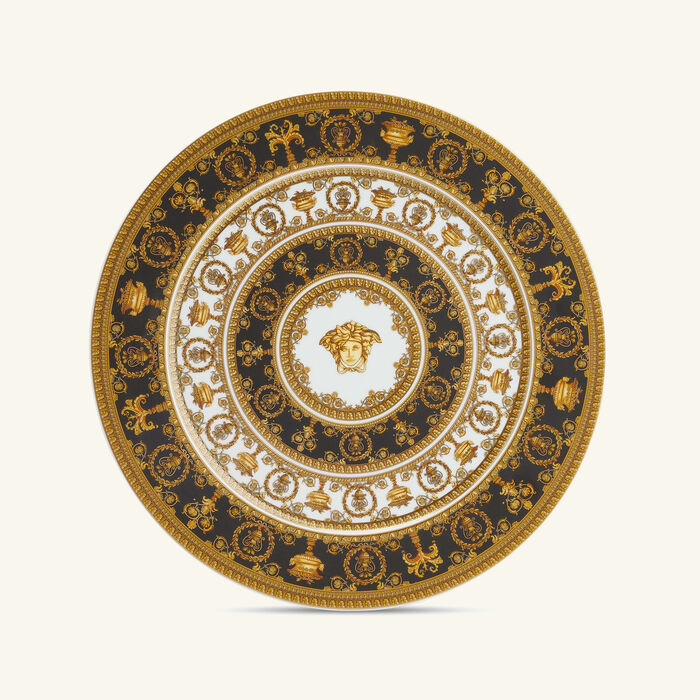 versace i love baroque charger plate round gold 33cm