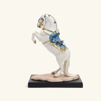 lladro spanish pure breed horse sculpture large blue limited edition
