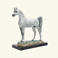 lladro arabian pure breed sculpture large white limited edition