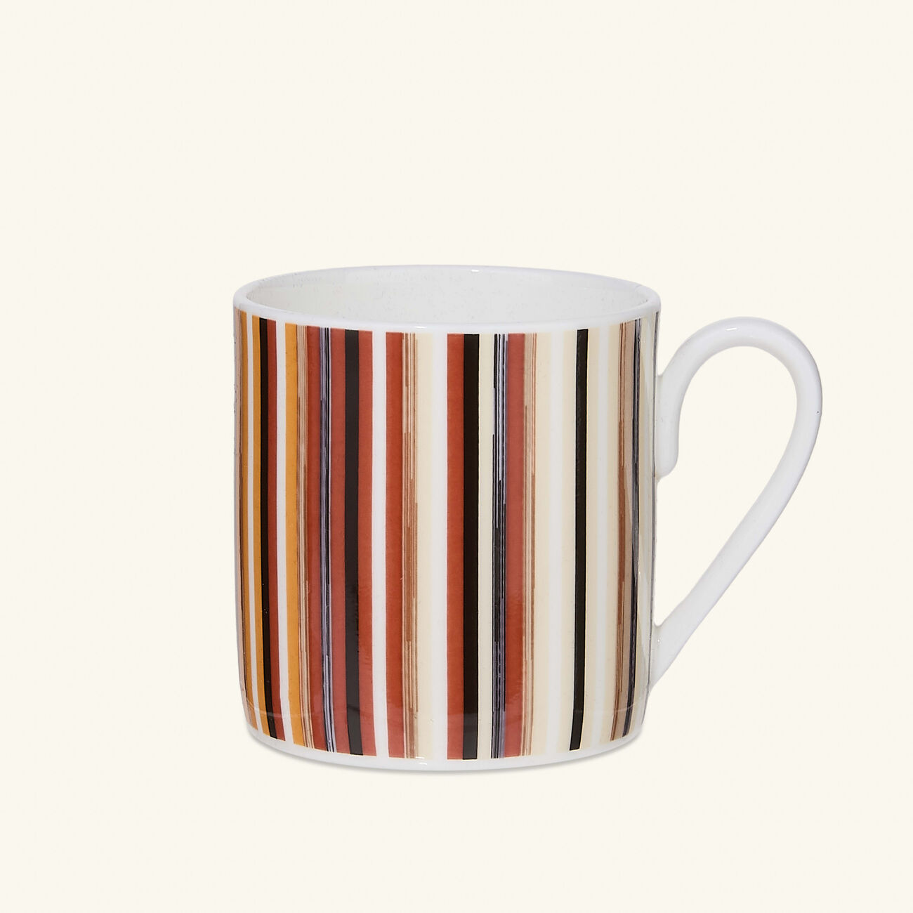 STRIPES Coffee Cup & Saucer Multicolor Set of 2 missoni home stripes coffee cup saucer multicolor set of 2