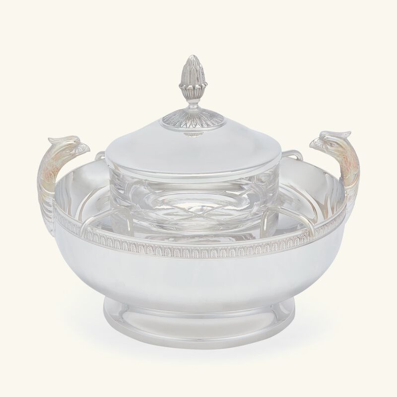 Malmaison Caviar Serving Set Silver Plated christofle malmaison caviar serving set silver plated