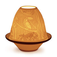 Toucans Lithophane With Plate Toucans Lithophane With Plate, small