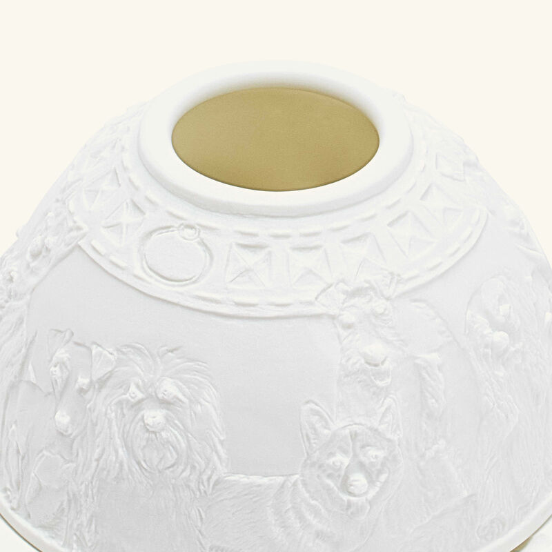 bernardaud dogs lithophanie