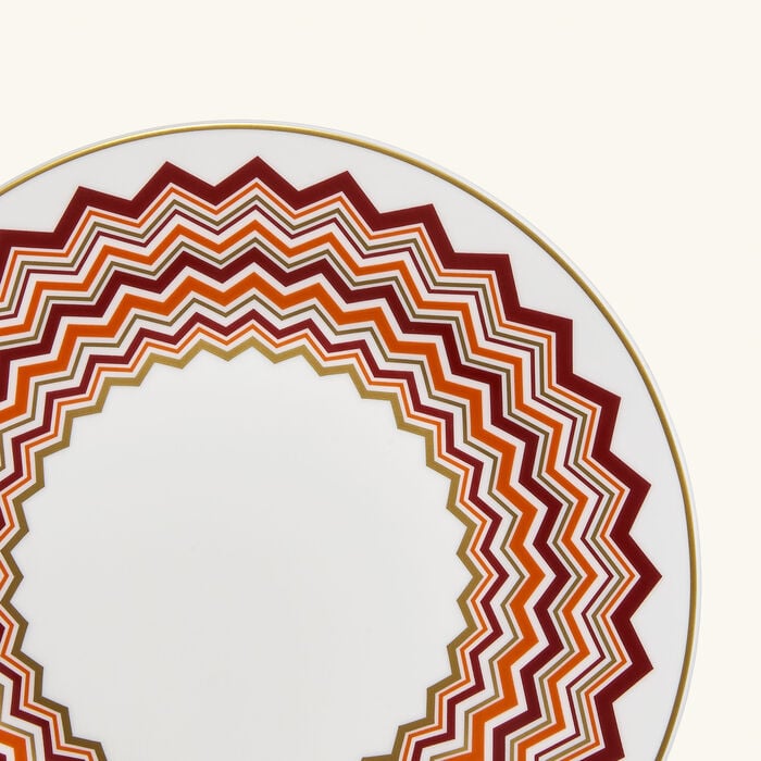 missoni home iconic dessert plate round 21 cm set of 2