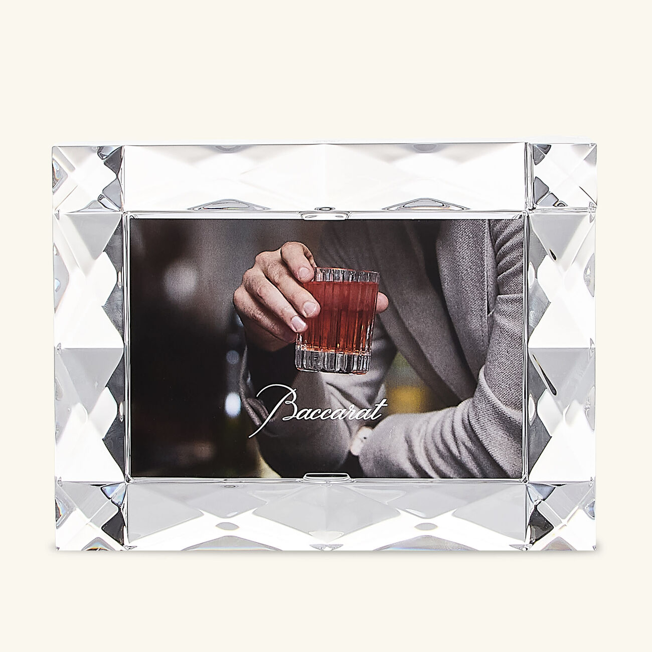 baccarat louxor picture frame clear 4x6