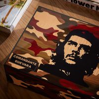 elie bleu che camouflage cigar humidor red limited edition