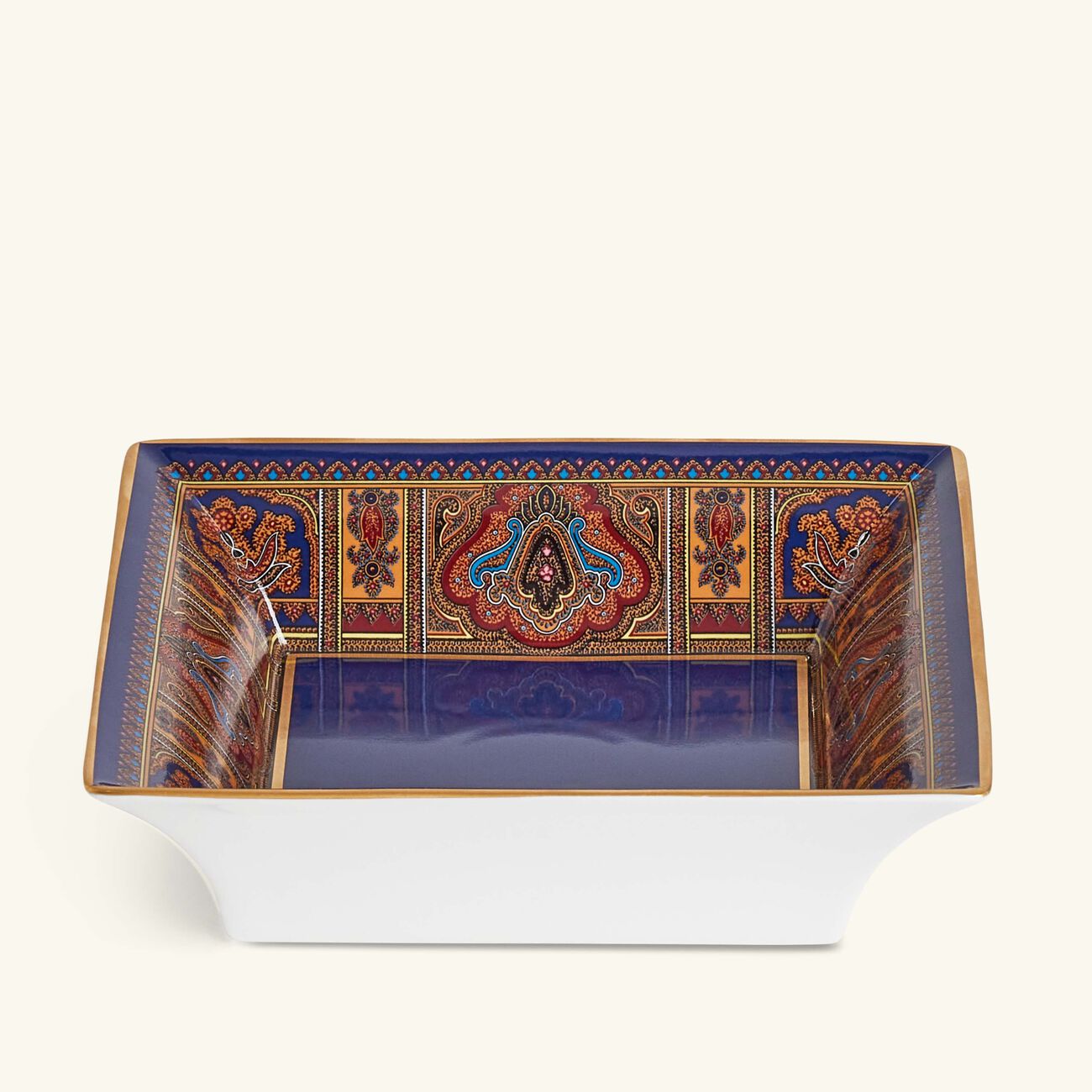 etro cachemire trinket tray square small blue