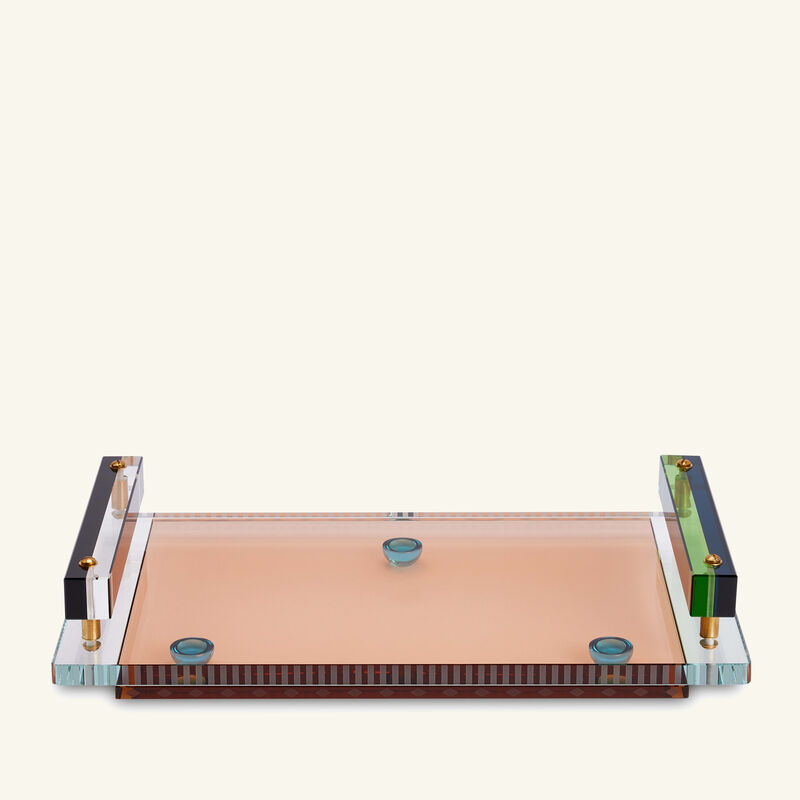 Fontana Tray Rectangular Large Brown reflections copenhagen fontana tray rectangular large brown