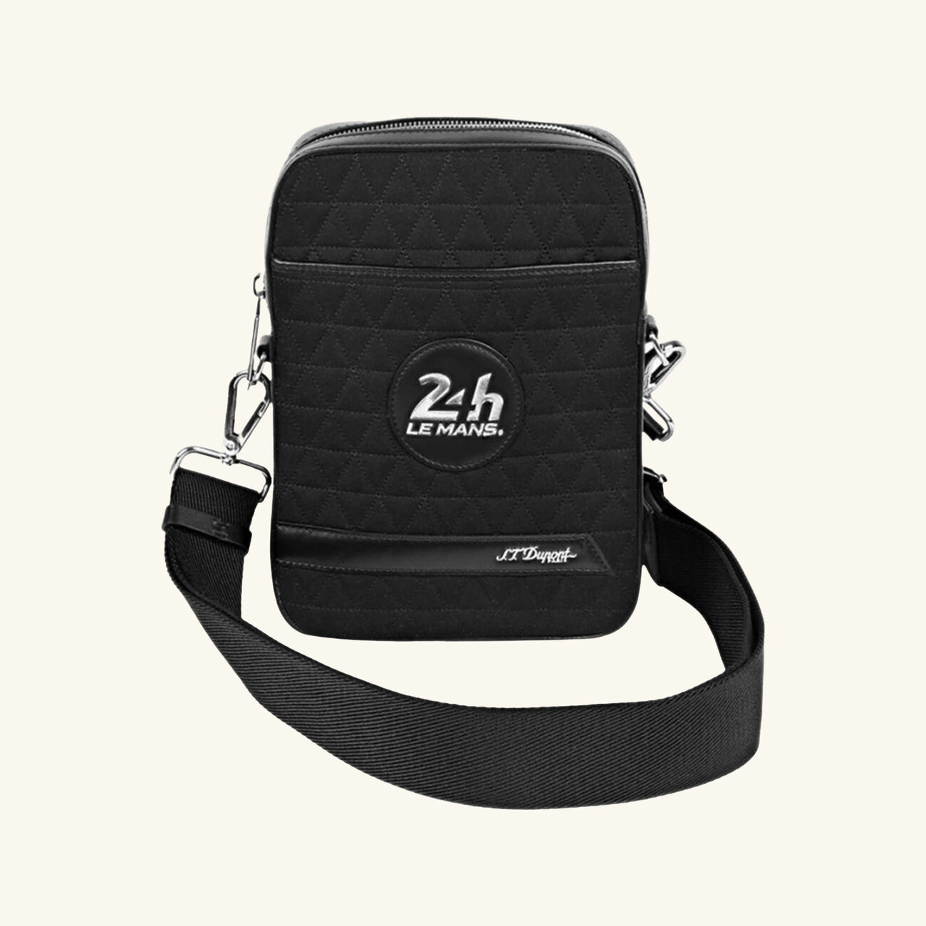 24h Le Mans Crossbody Bag Black st dupont 24h le mans crossbody bag black