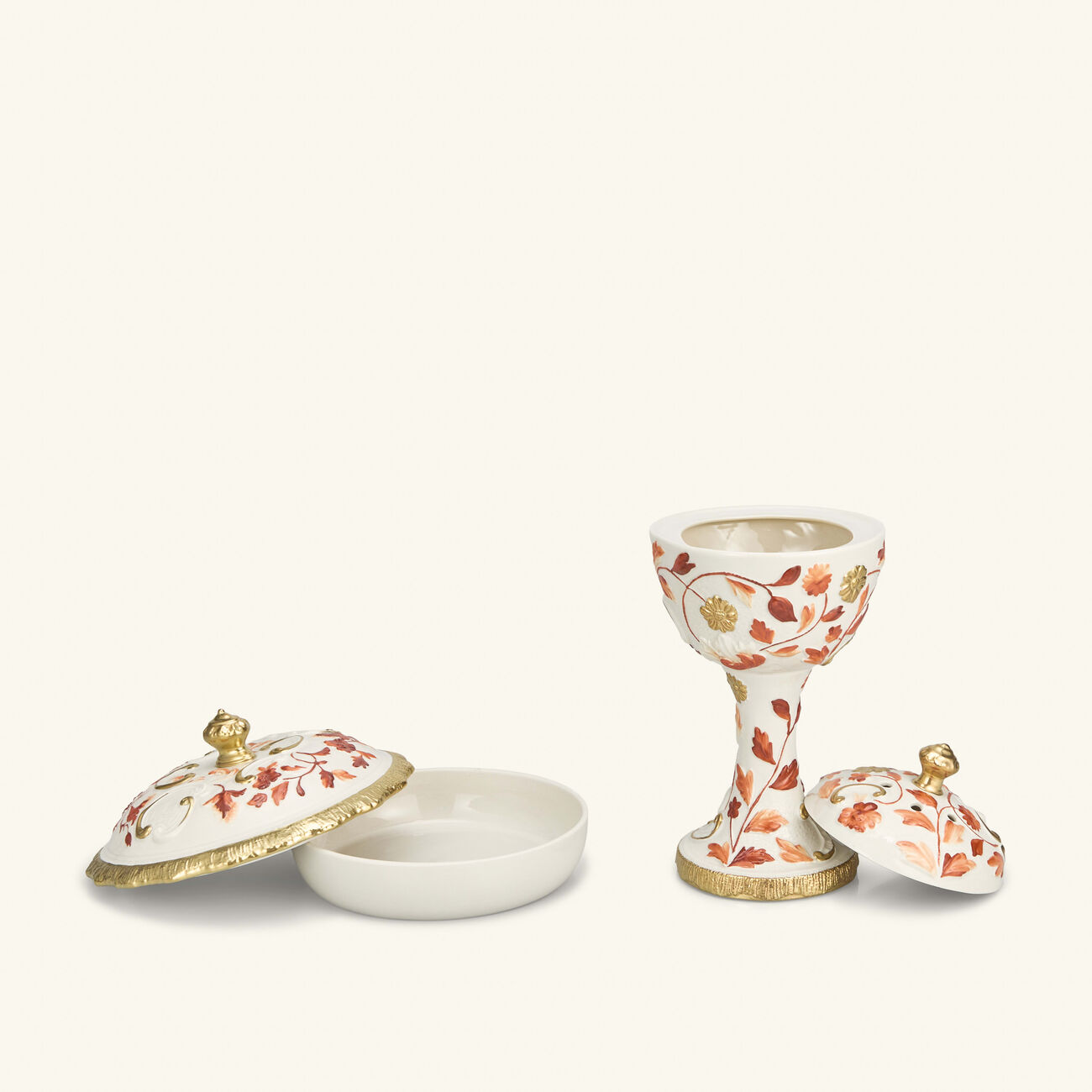 villari taormina incense burner red