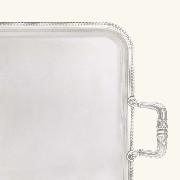 christofle malmaison serving tray rectangular large silver plated