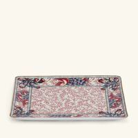 bernardaud braquenie serving platter square red