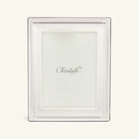 christofle perles picture frame silver plated 13x9cm