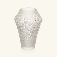 lalique terramineral caldera vase round small clear