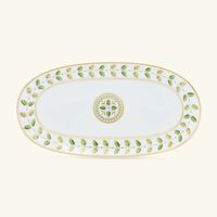 bernardaud constance serving platter green 23cm