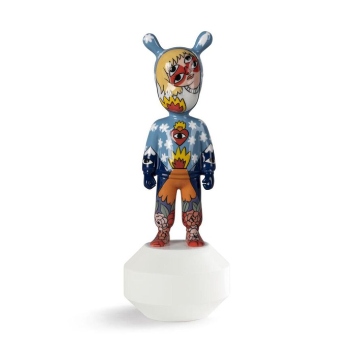 lladro the guest figurine small blue