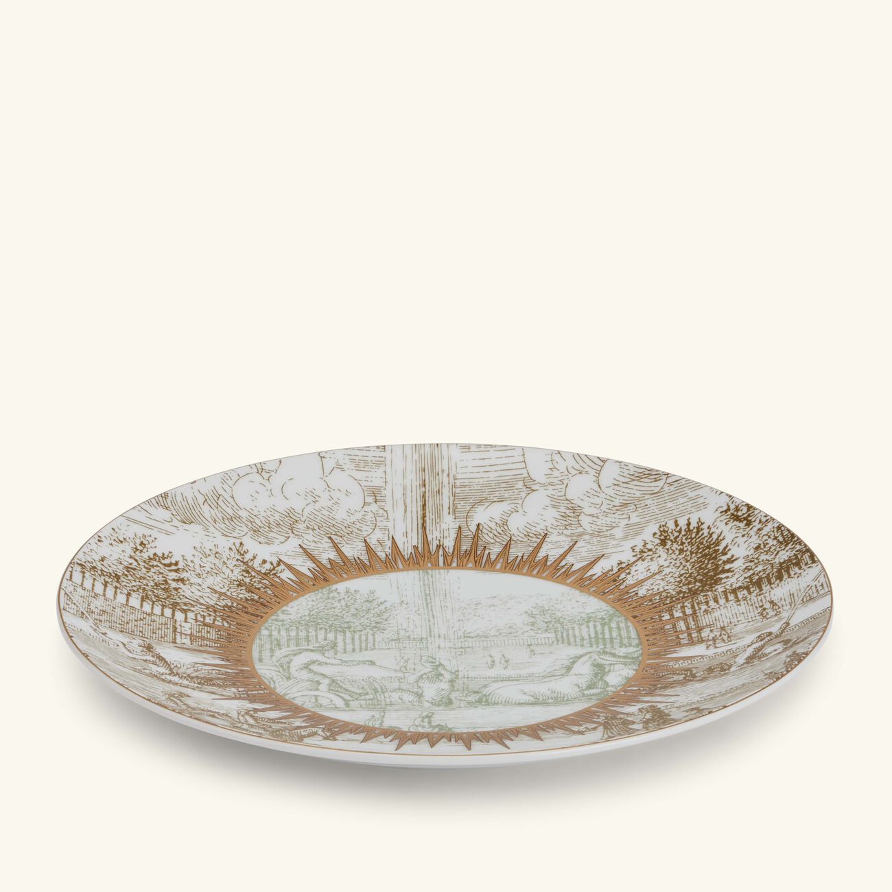 bernardaud versailles enchante salad plate round gold 21cm