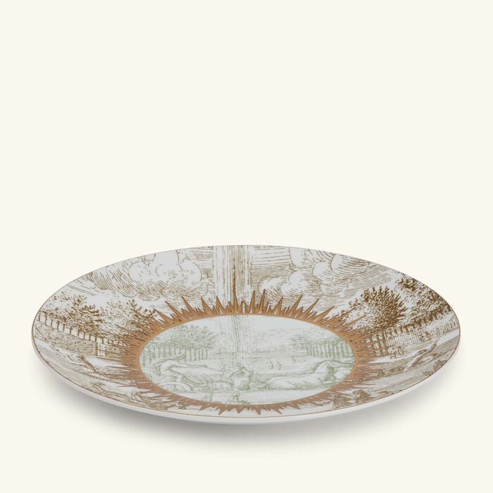 bernardaud versailles enchante salad plate round gold 21cm