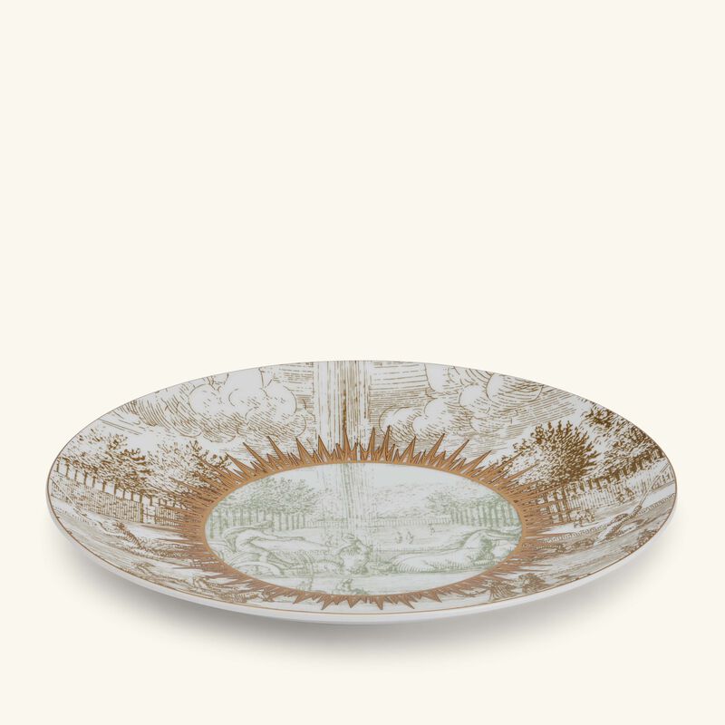 bernardaud versailles enchante salad plate round gold 21cm