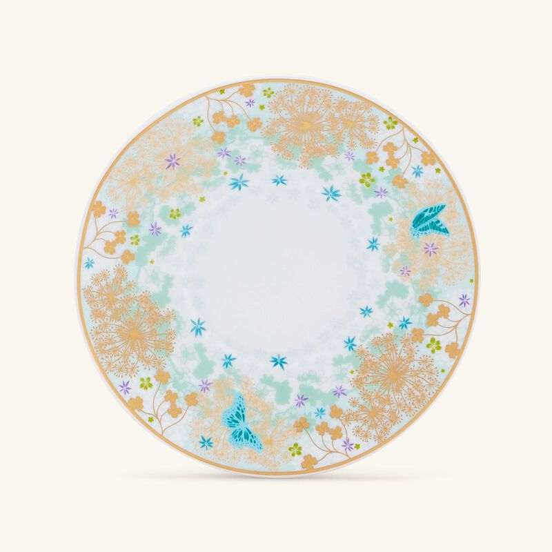 bernardaud feerie michael cailloux coffee cup   saucer blue