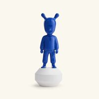 lladro the indigo guest sculpture small blue