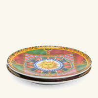 dolce gabbana casa carretto bread plate round 17cm set of 2