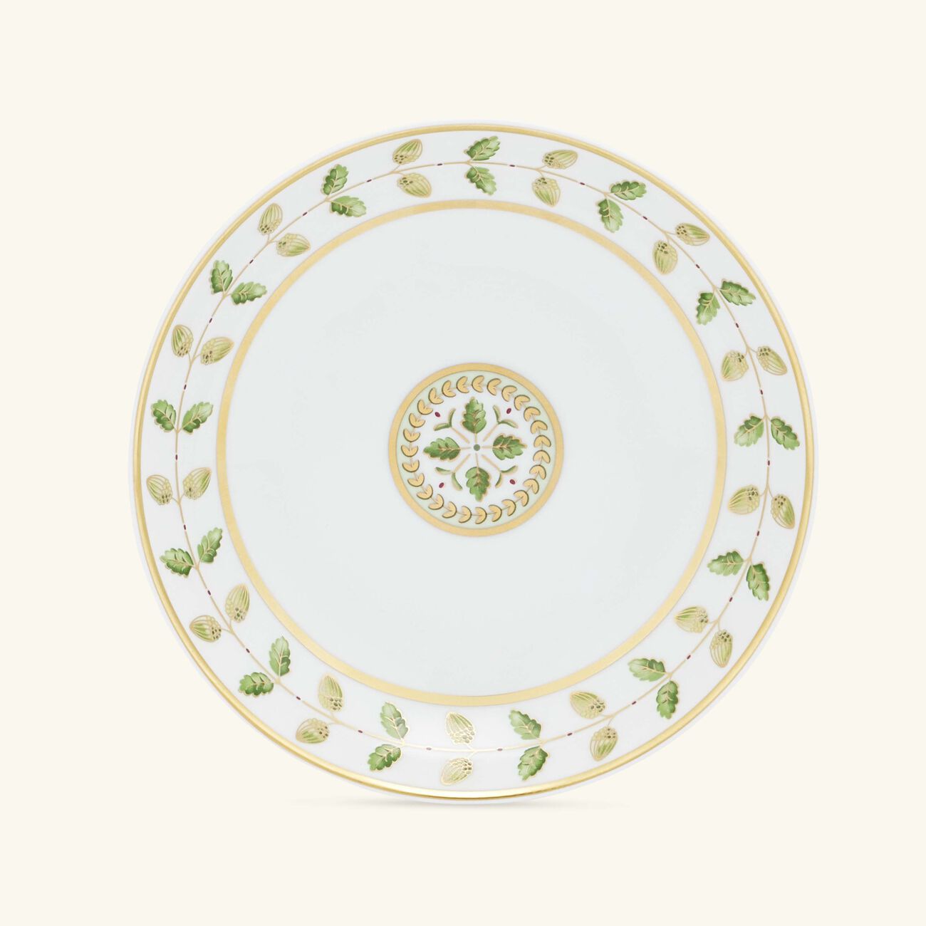 bernardaud constance fruit saucer green