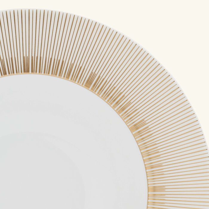 bernardaud sol rim soup plate round white 23cm