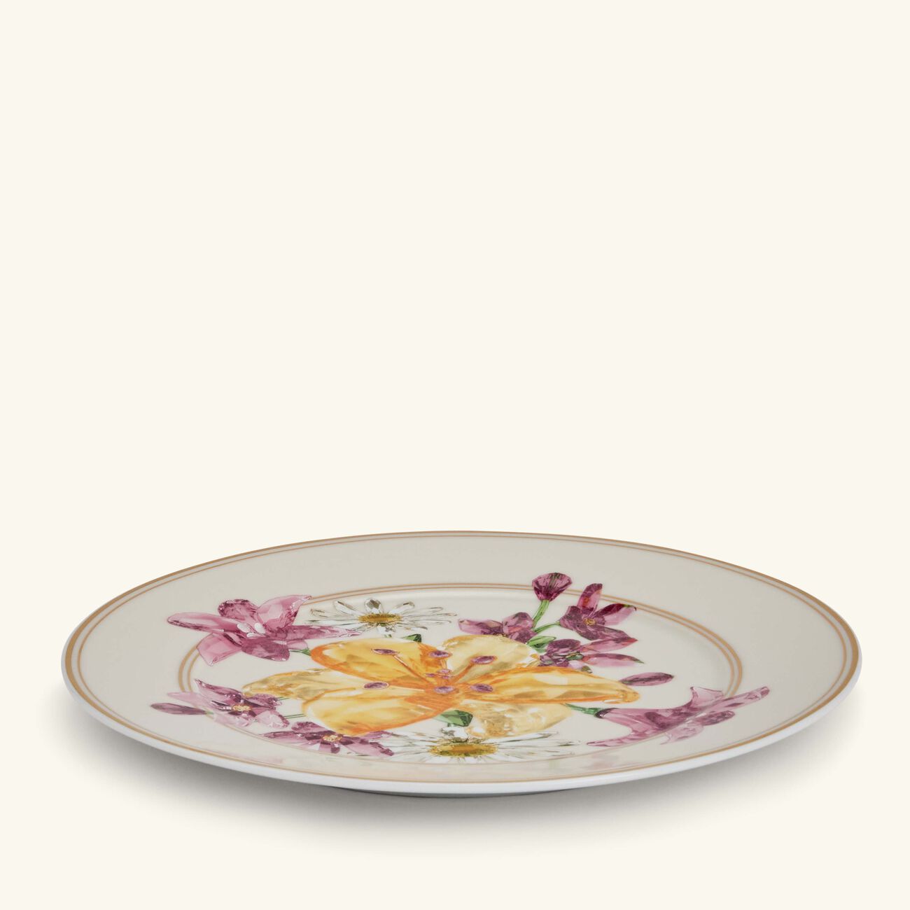 rosenthal idyllia bread butter plate round bouquet 18 cm