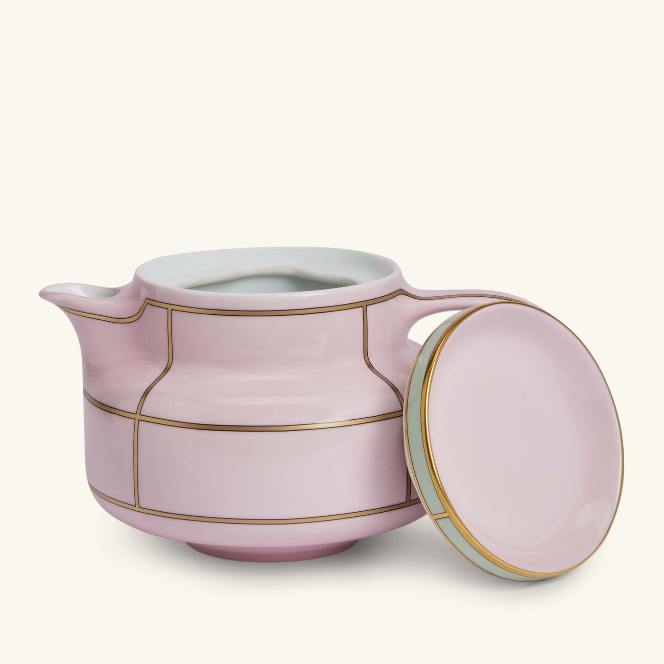 ginori 1735 diva teapot pink