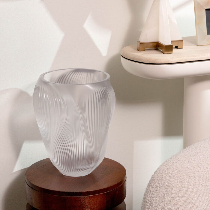 لاليك مزهرية أليز كبيرة شفافة