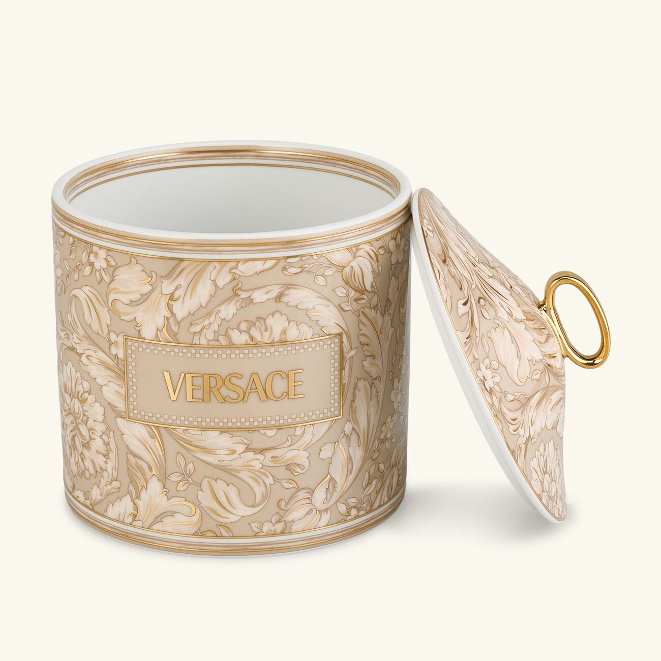 Barocco Storage Box Beige versace barocco storage box beige