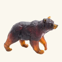 daum bear sculpture medium brown