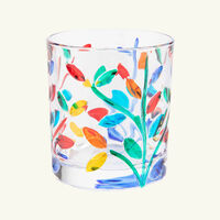 Painted Drinking Glass les ottomans painted drinking glass